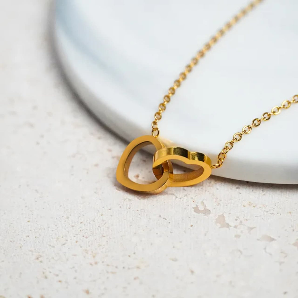 Twisted heart necklace