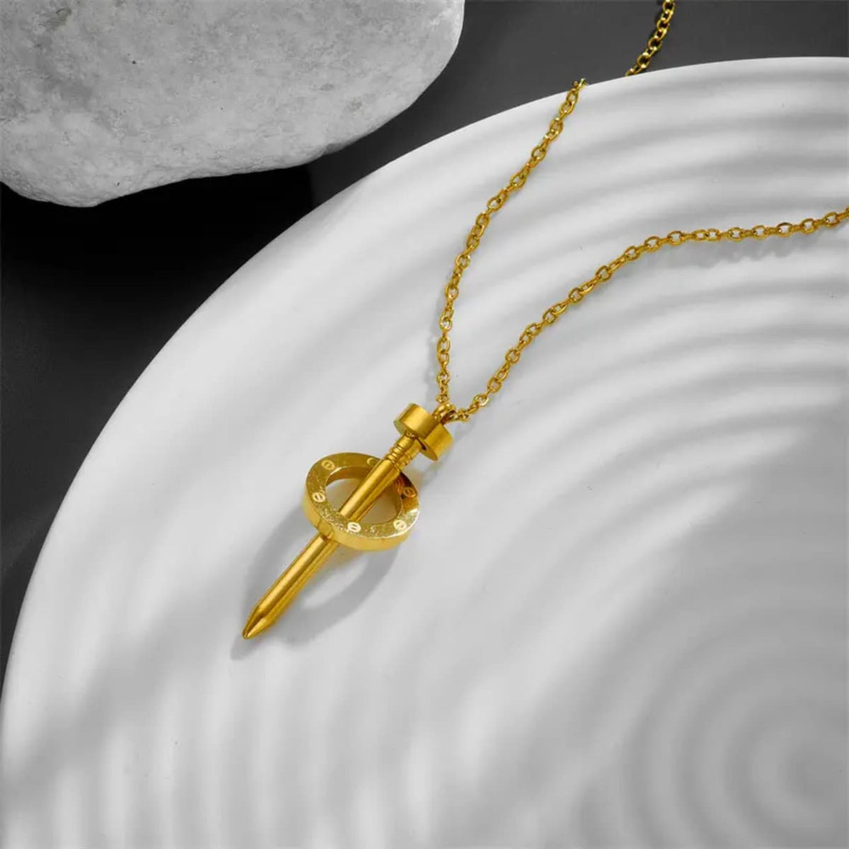 Nail cartier necklace