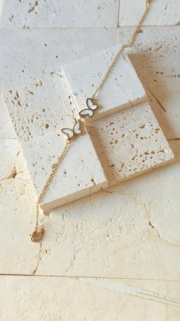 Dual Butterfly Bracelet
