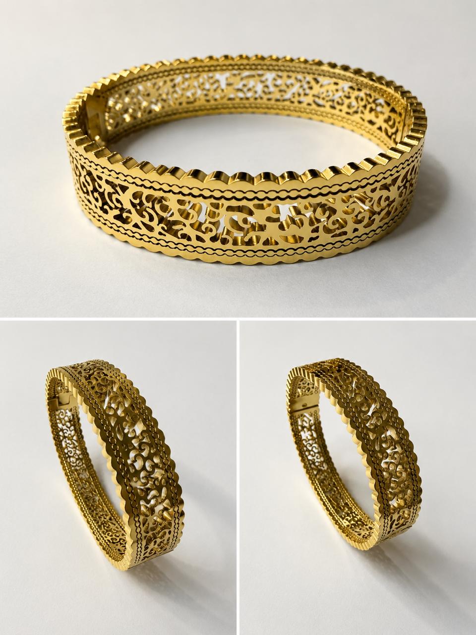 18k gold-plated Bangle