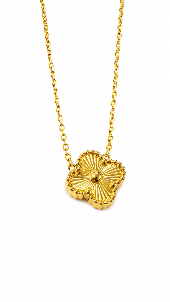 Clover Gold Plated Necklaces
