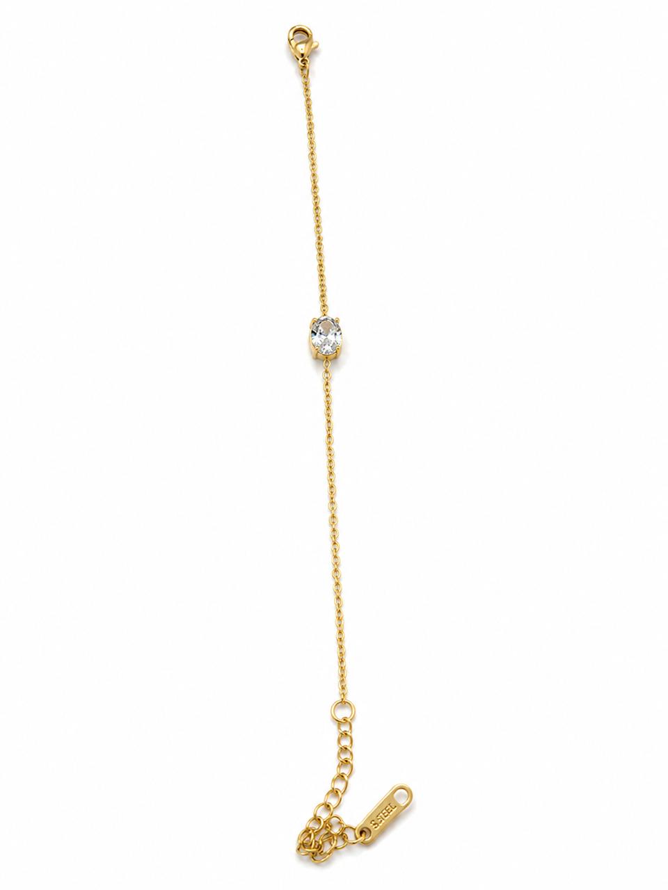 Oval Zircon bracelet