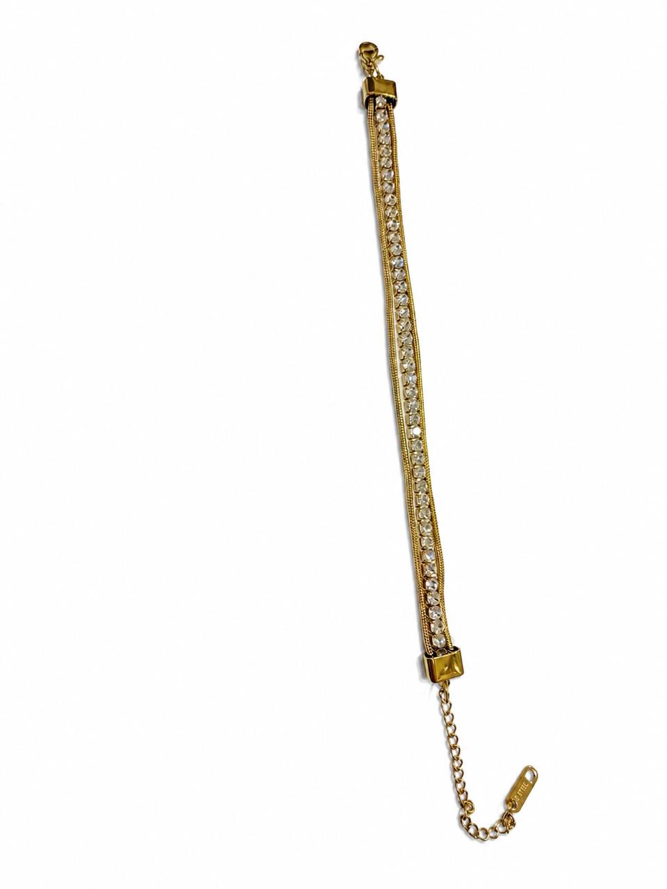 Tennis Round Chain Bracelet