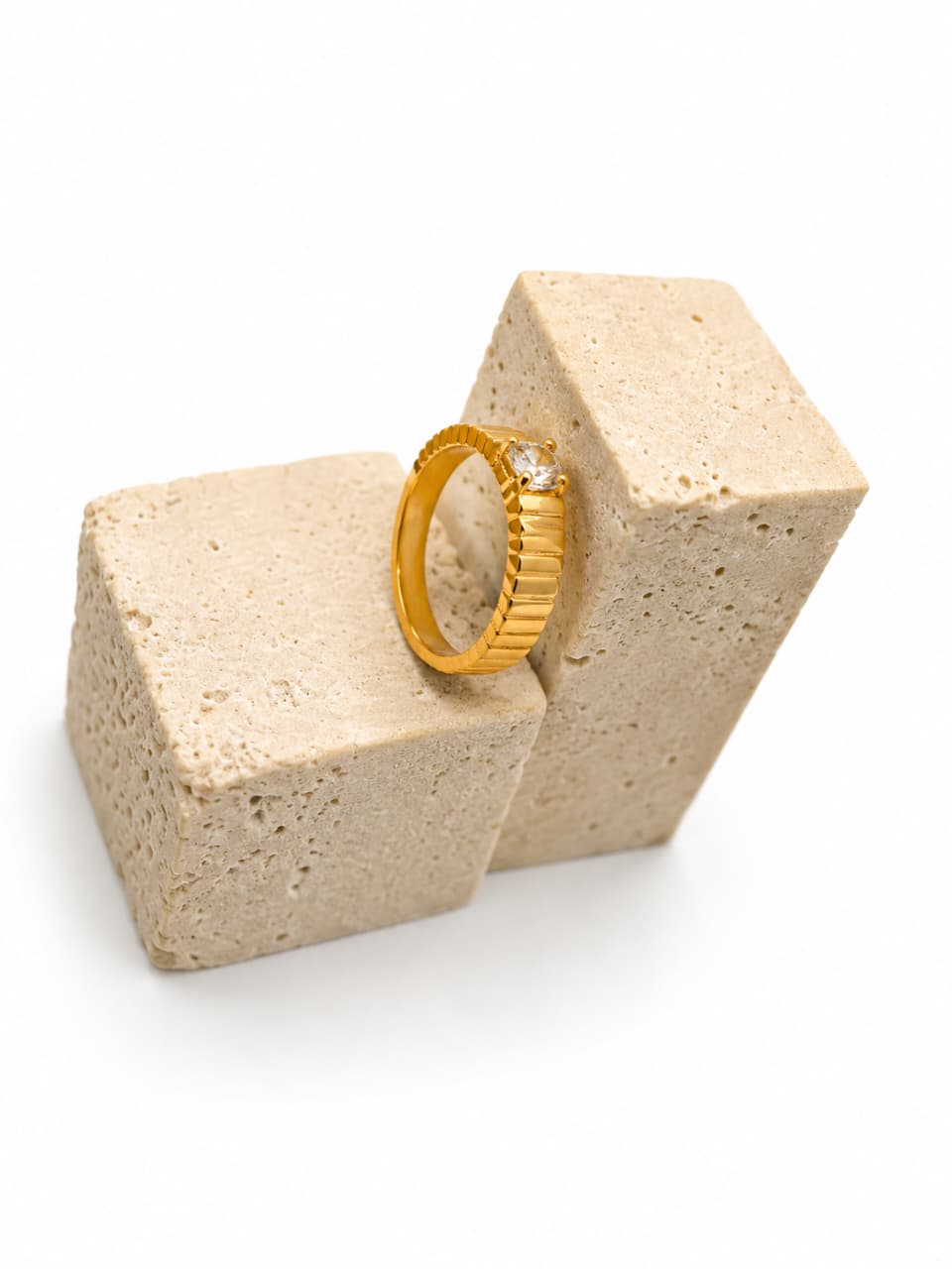 Single Zircone Ring