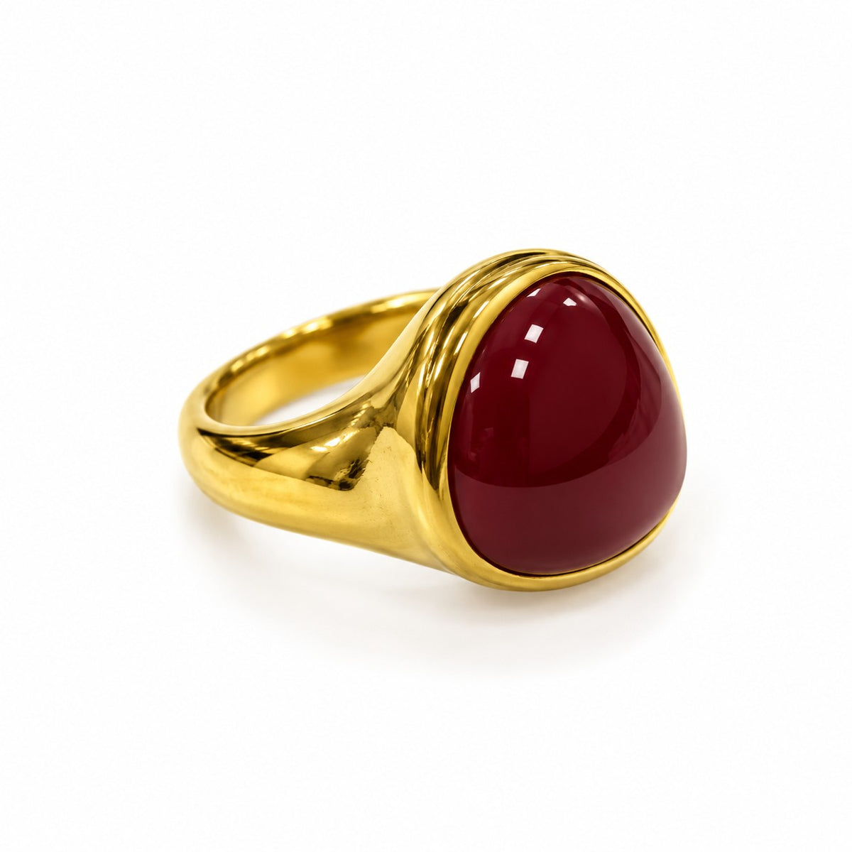 The Crimson Dome Signet Ring