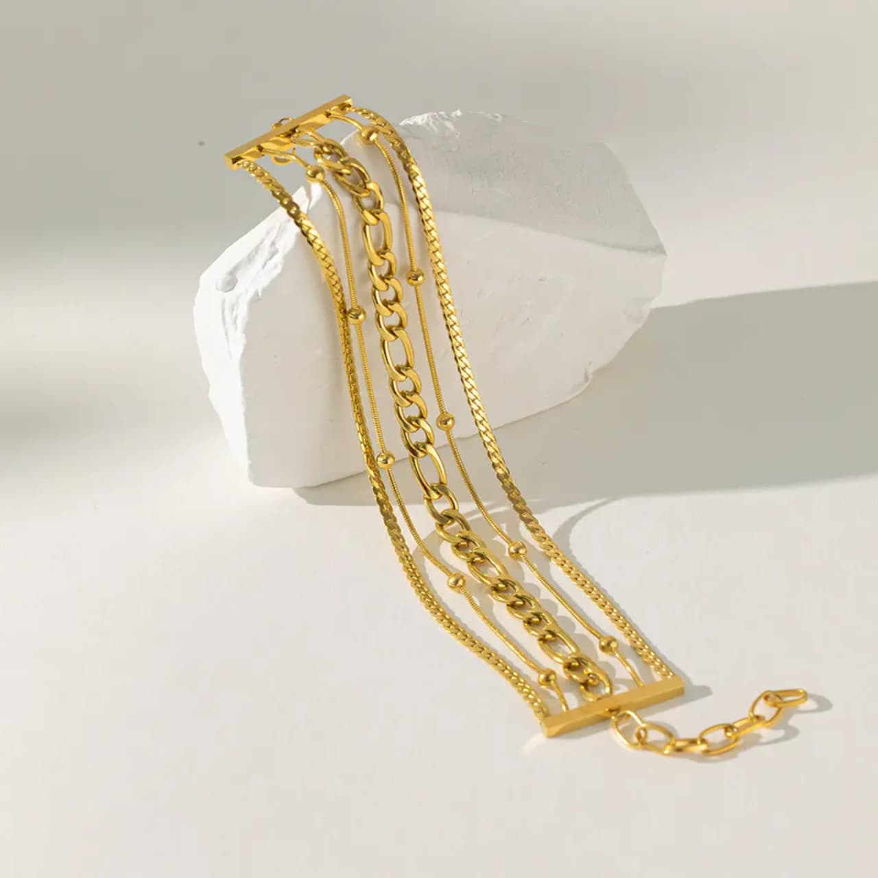 Five layers bracelet