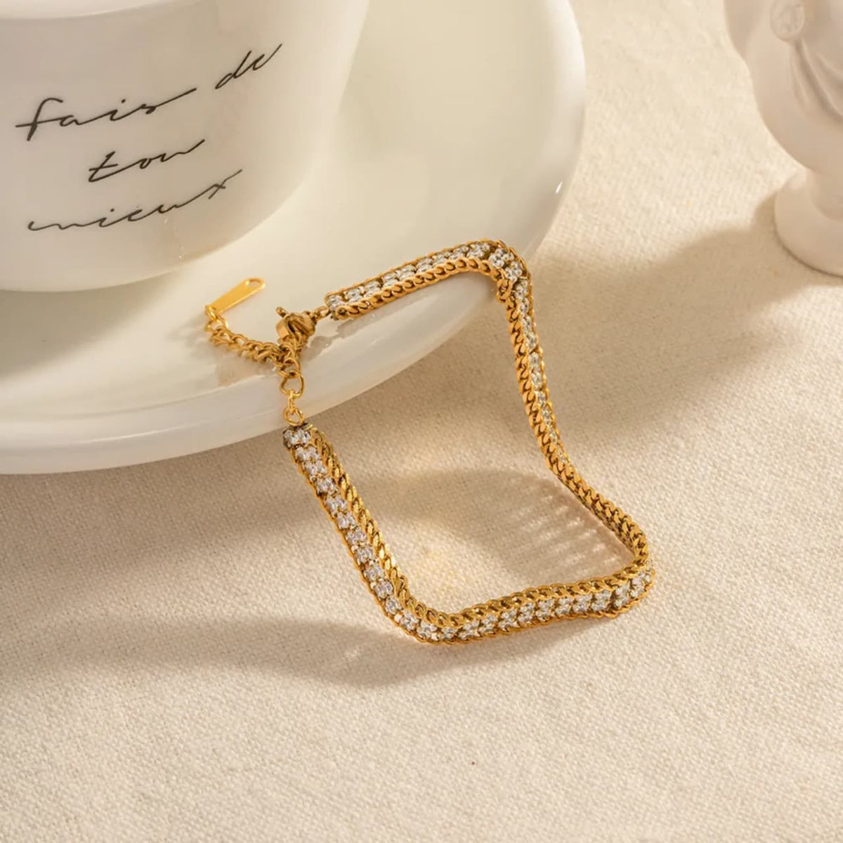 Lester Dual Stone Bracelet