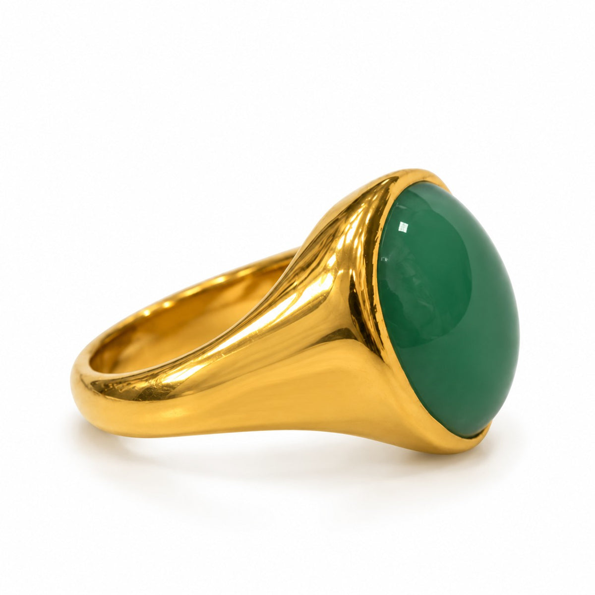 The Lush Green Signet Ring