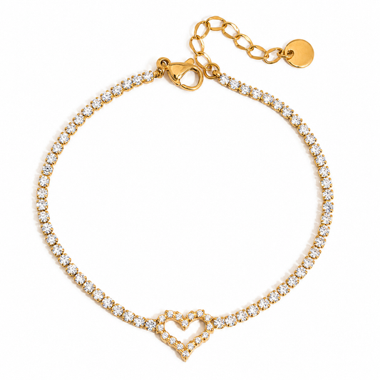 Heart Arc Bracelet