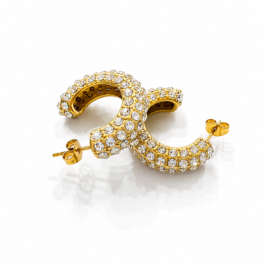 Four layer Zircon Earrings