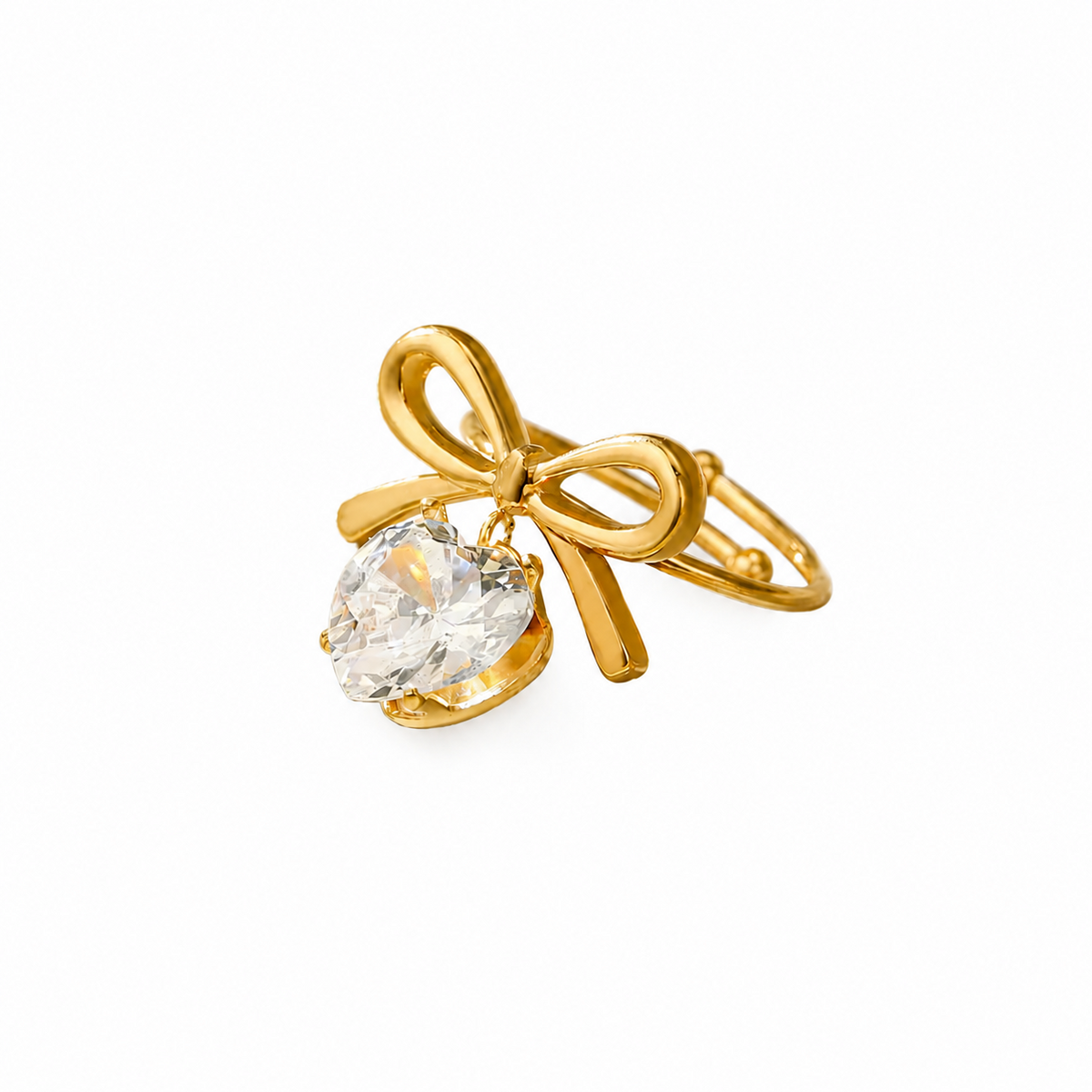 Bow Zicone Ring [Adjustable]
