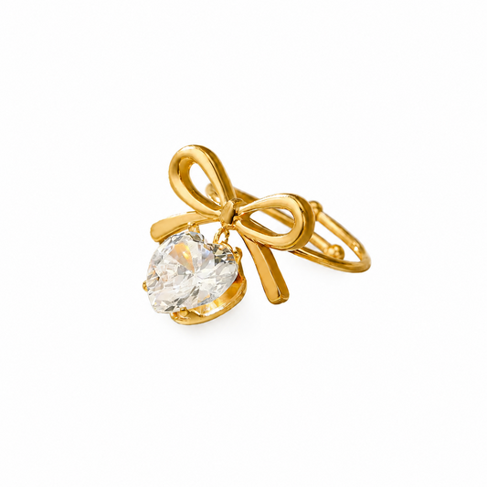 Bow Zicone Ring [Adjustable]