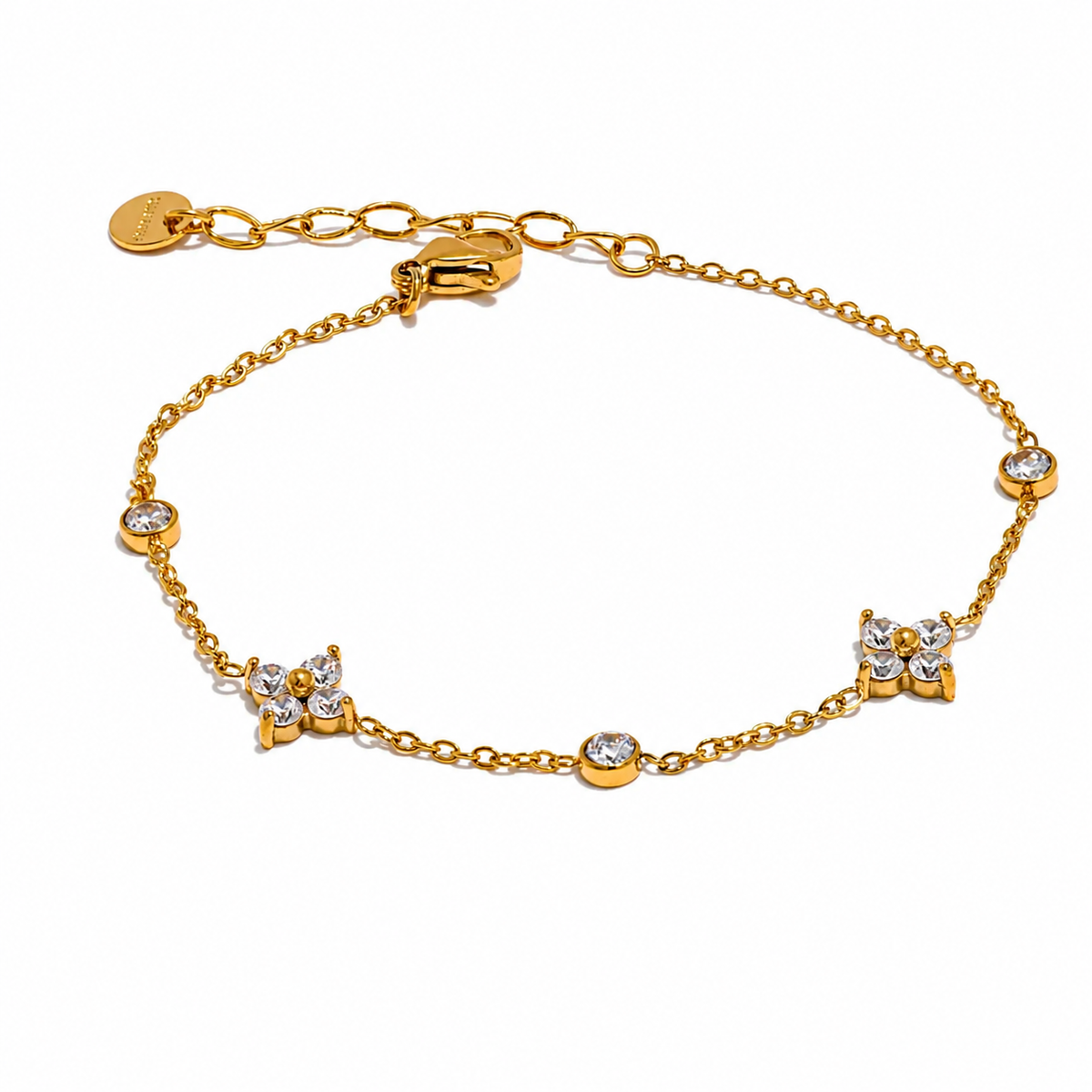 Zircone Clover Bracelet