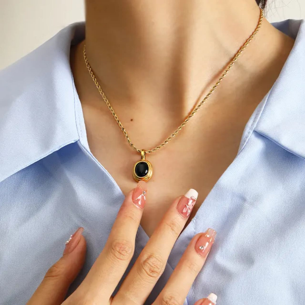 Onyx Stone Necklace