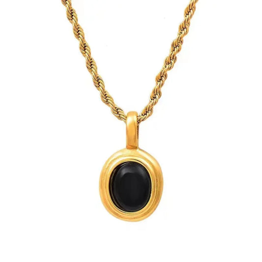 Onyx Stone Necklace