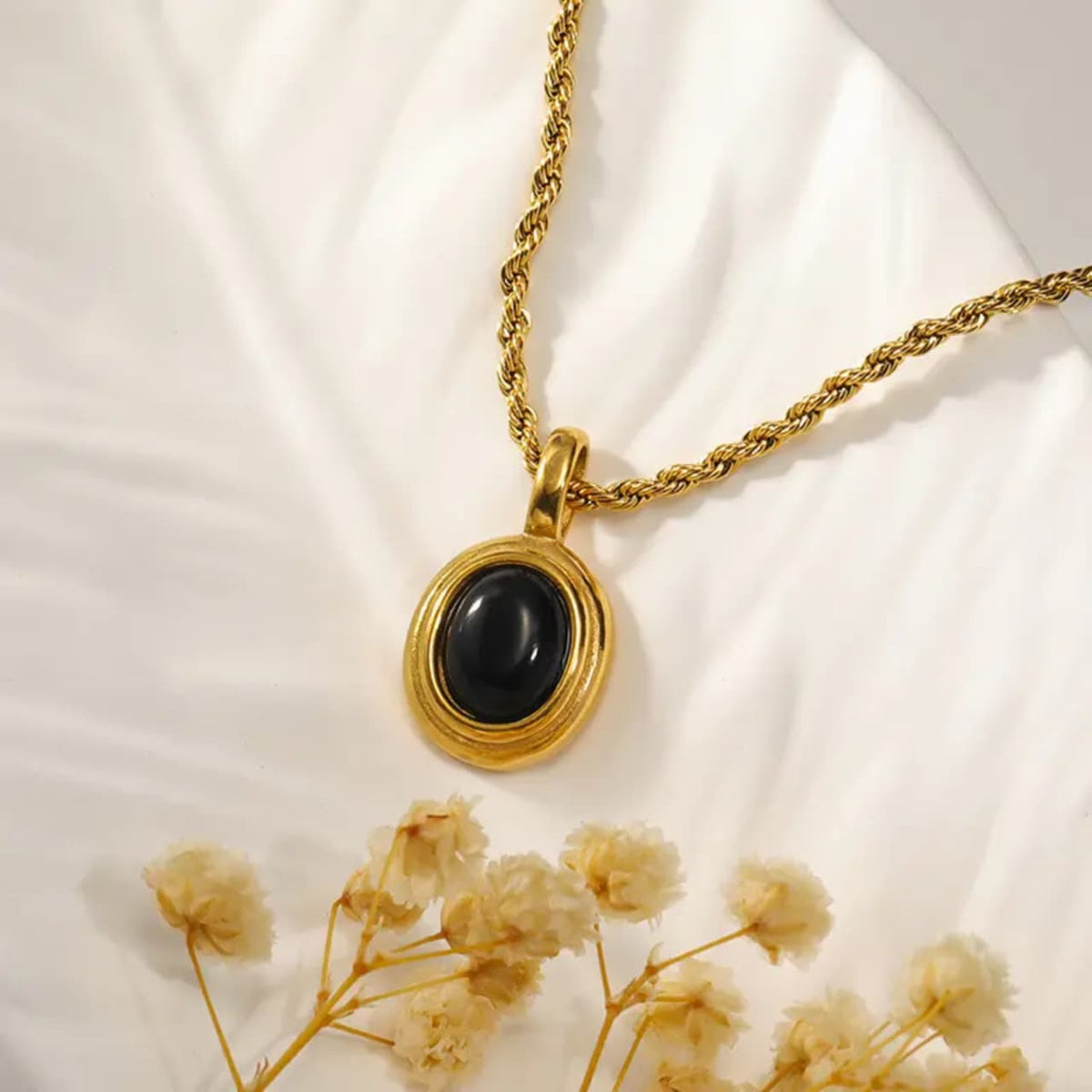 Onyx Stone Necklace