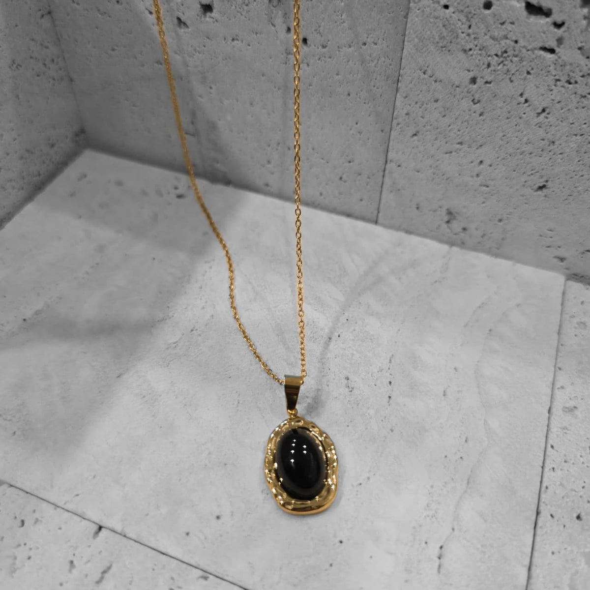 Block Stone Necklace
