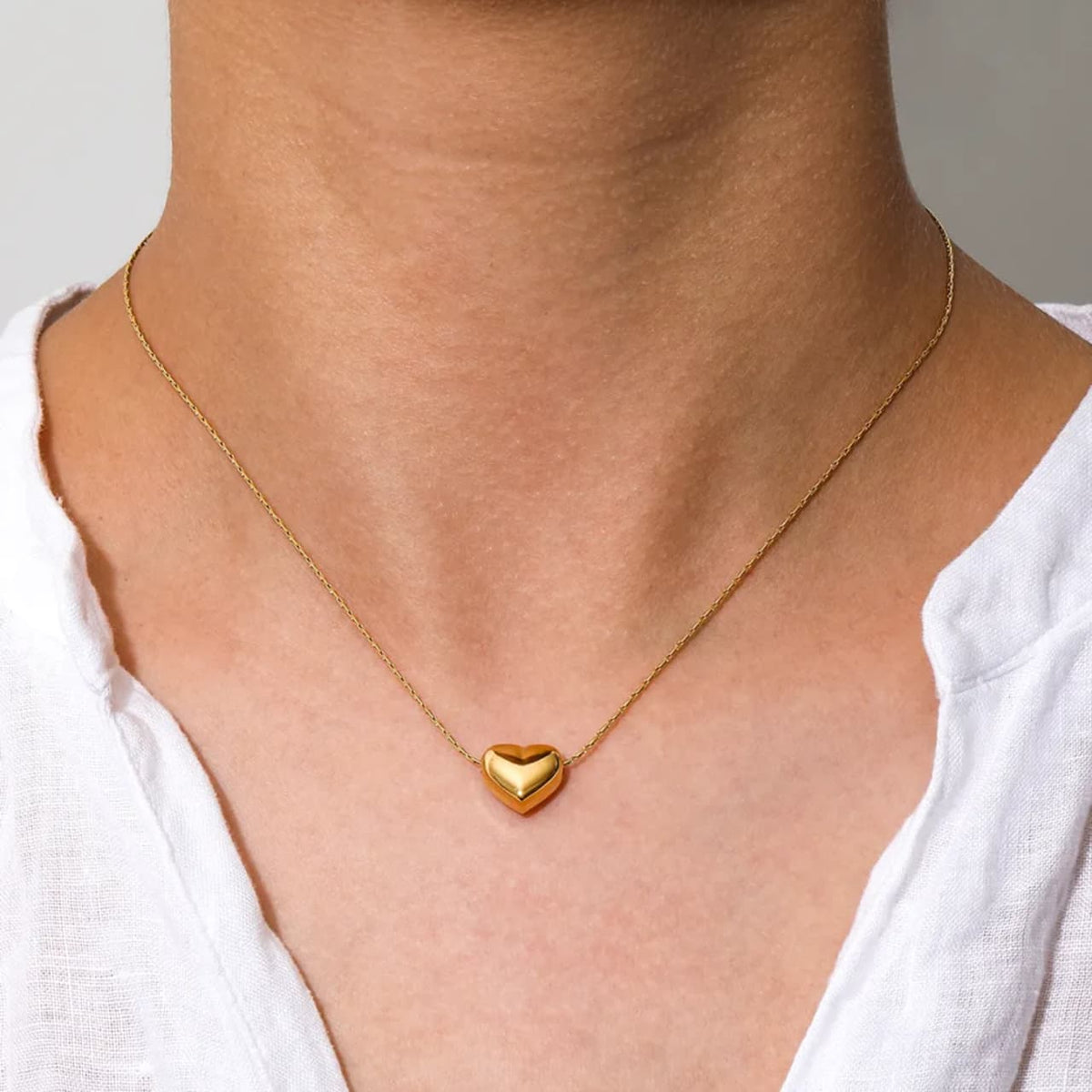S heart Necklace