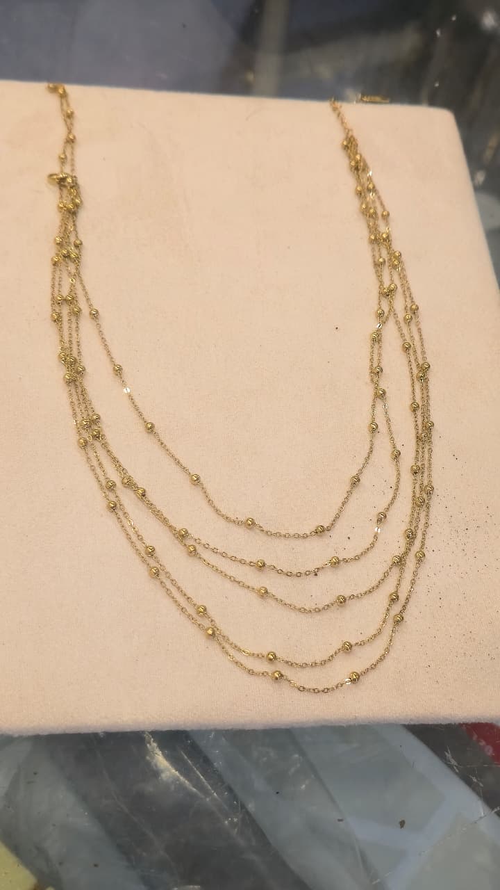 Five layers Necklace chains