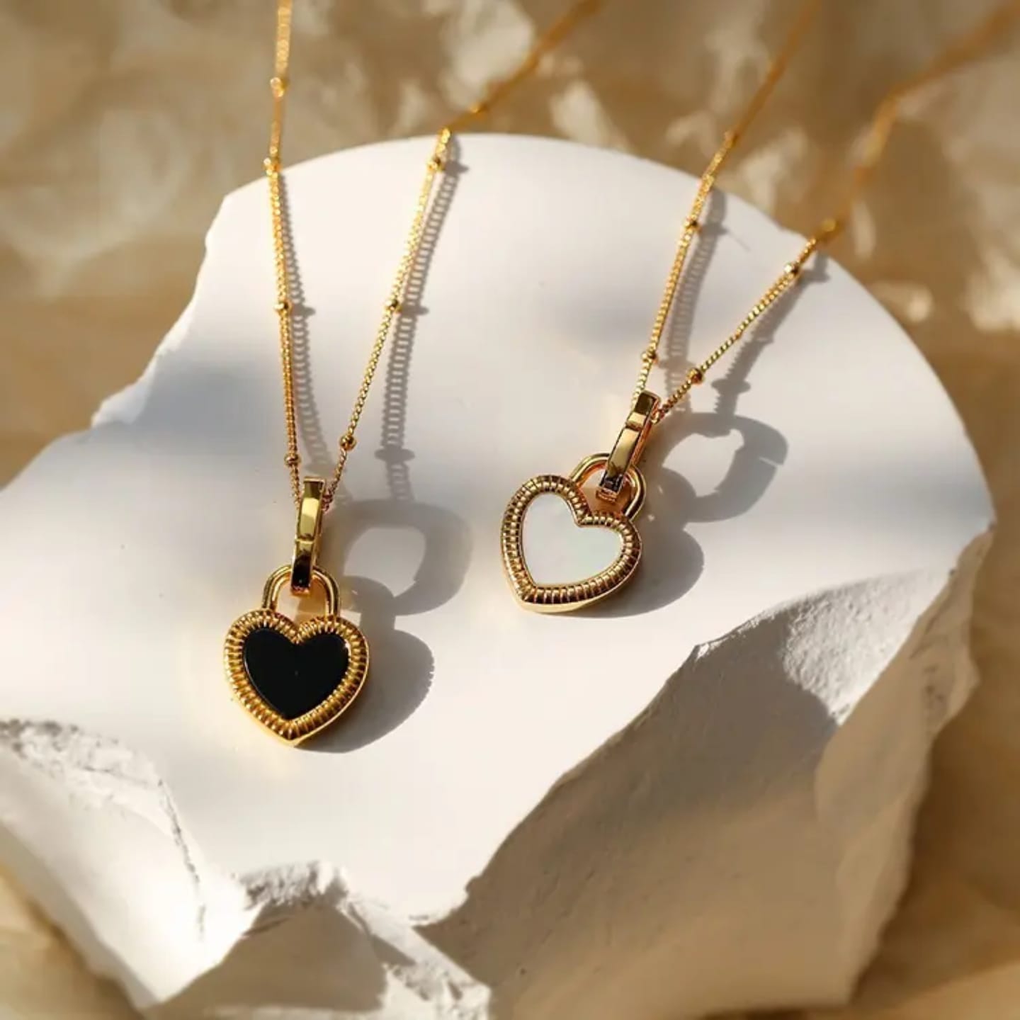 Heart double sighted Necklace
