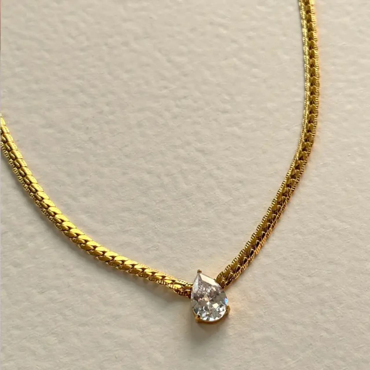 Triangle Zircone Necklace