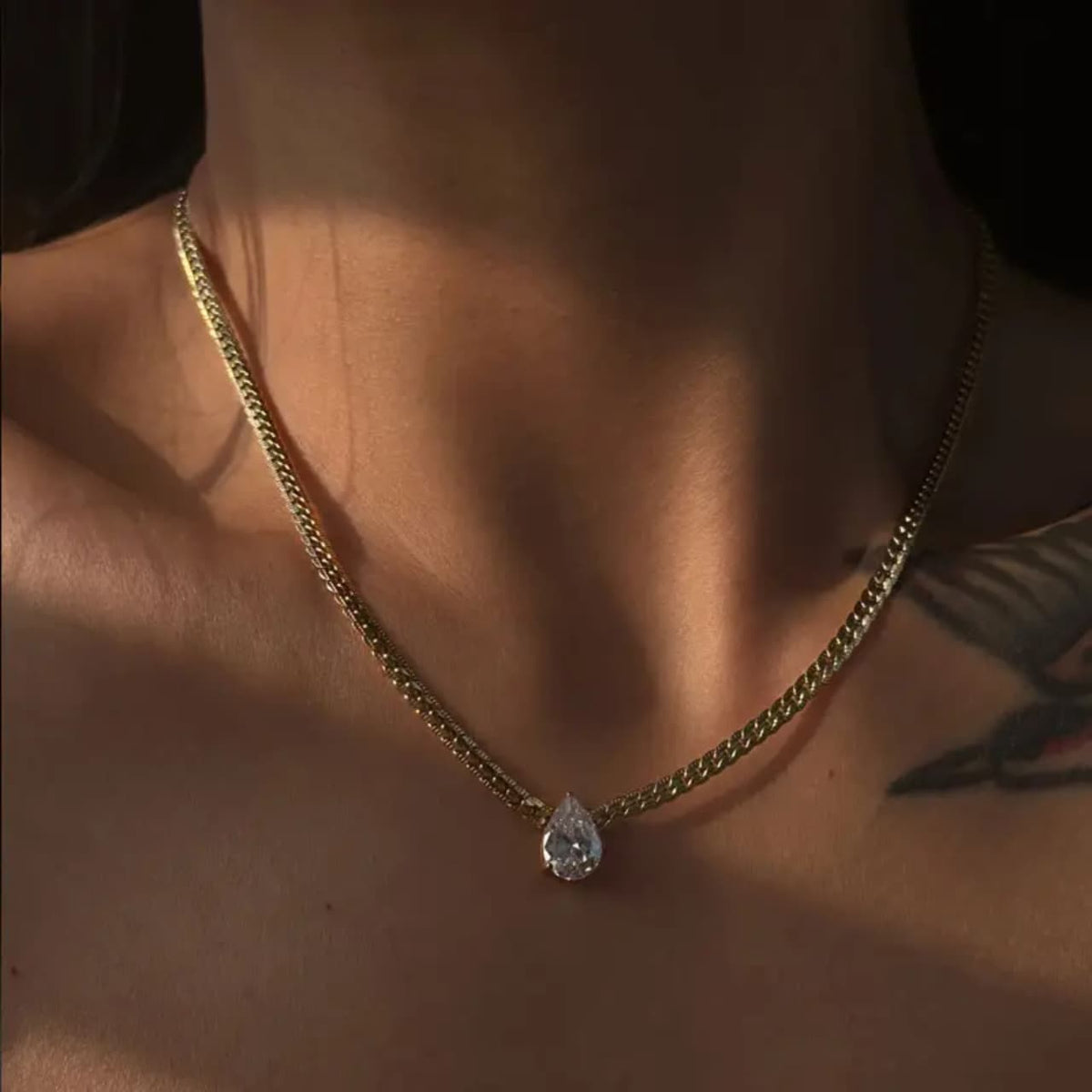 Triangle Zircone Necklace