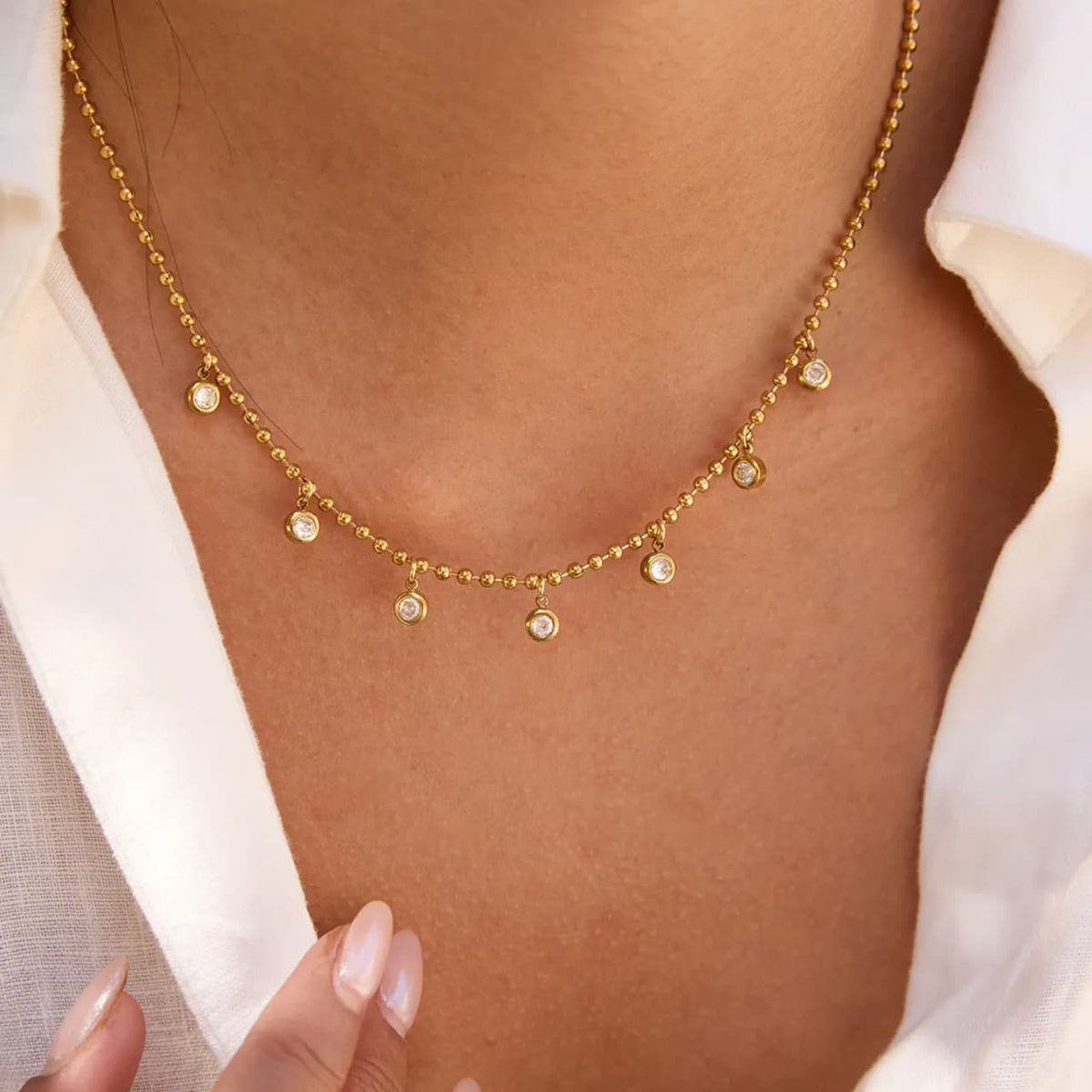Saveen Zircone Necklace