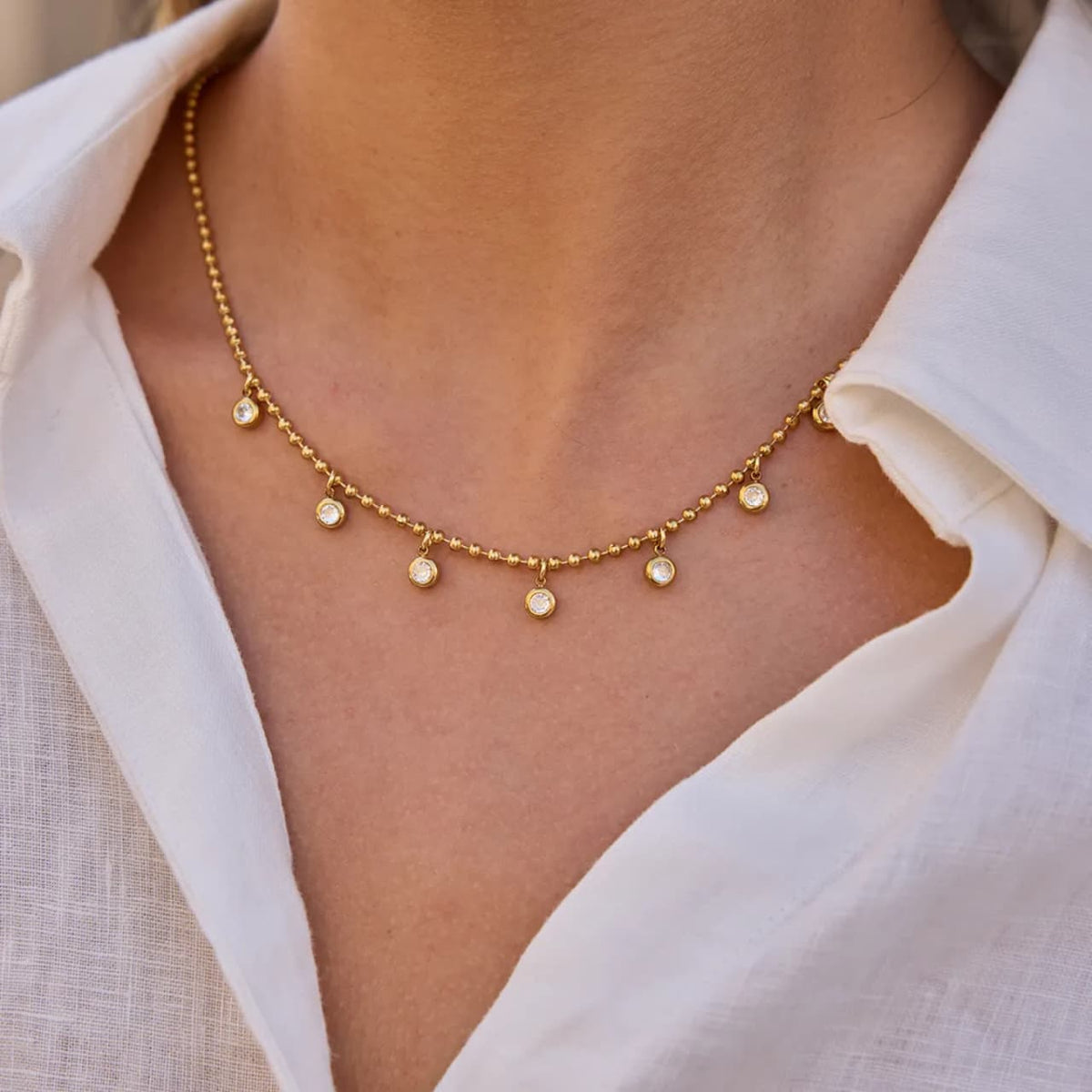 Saveen Zircone Necklace