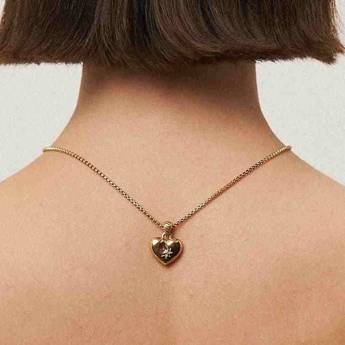 Star heart Necklace