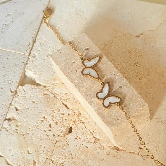 Dual Butterfly Bracelet