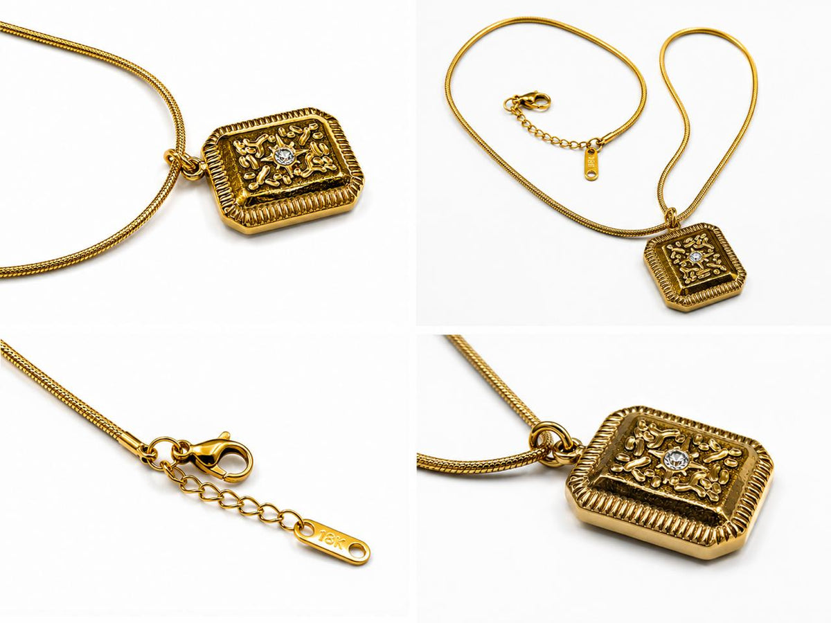 Star Zircon Necklace