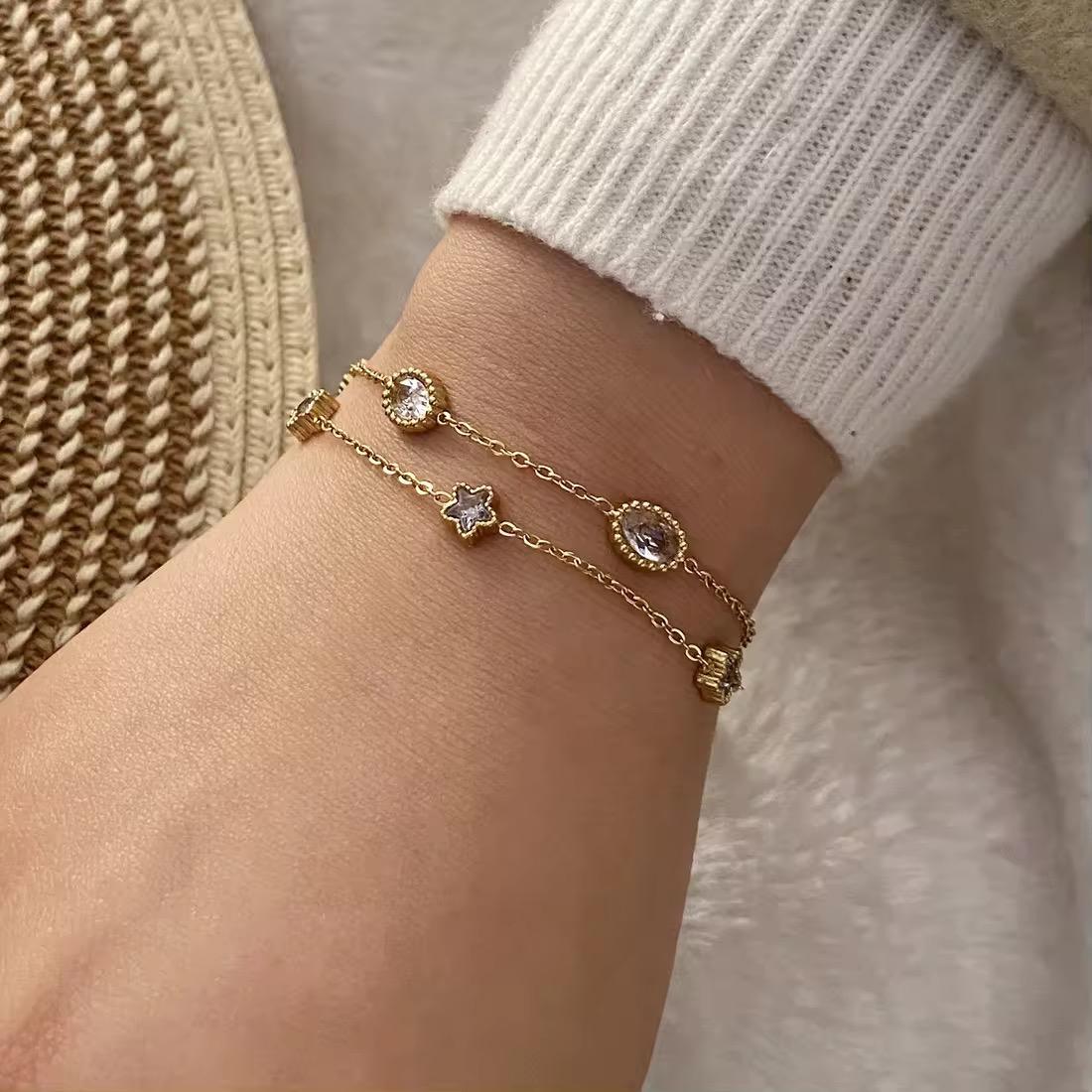 oval zircon Bracelet