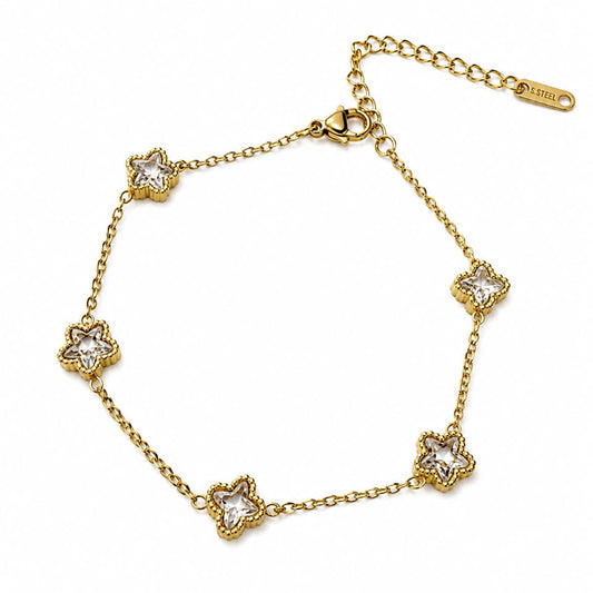 Star zircone luxury bracelet