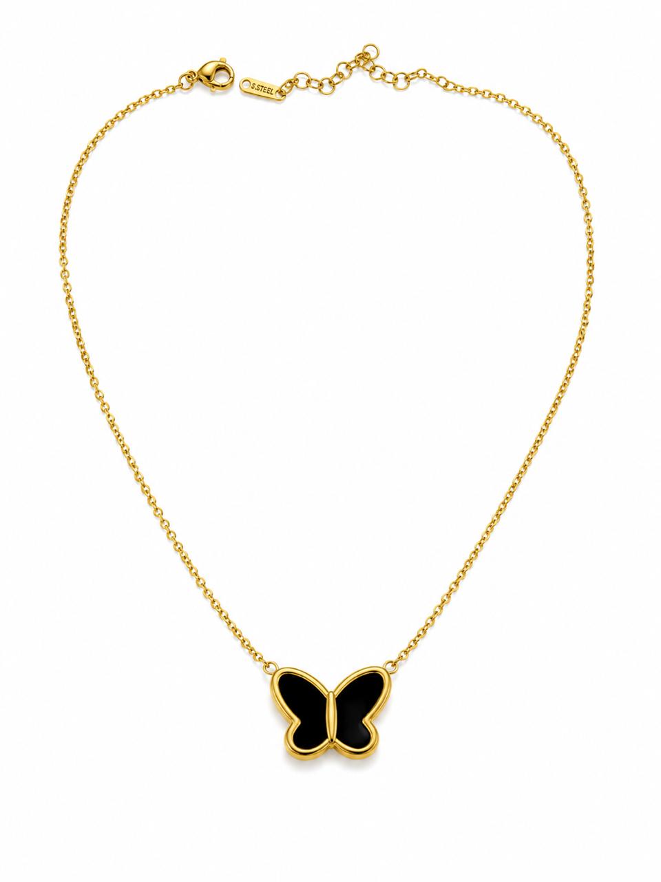 Butterfly Necklace [Black]