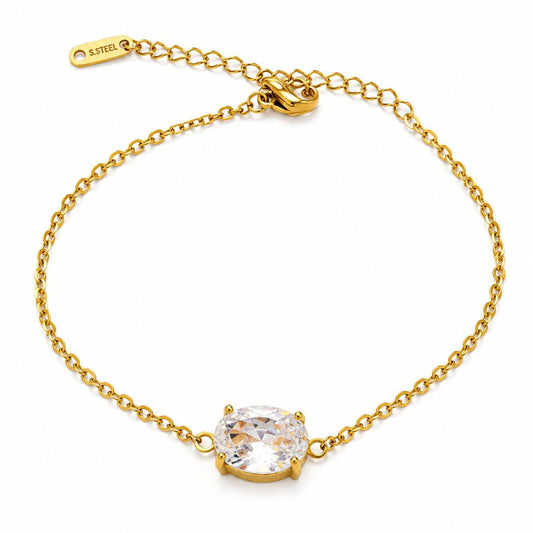 Oval Zircon bracelet