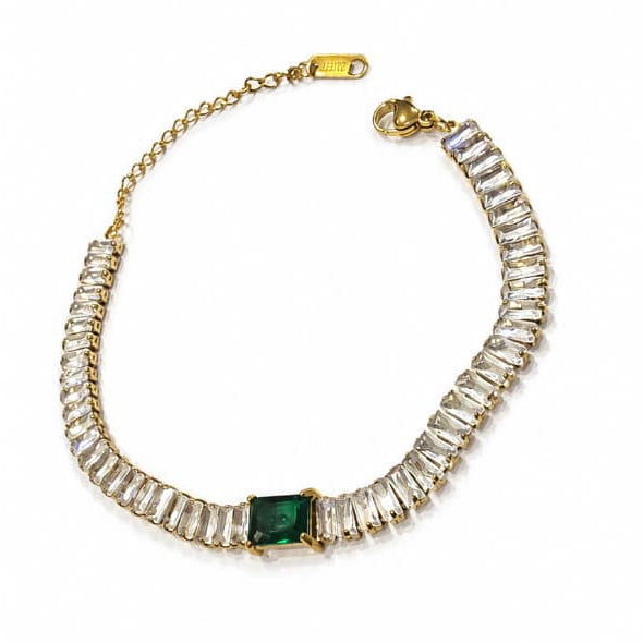 Tennis Emerald Bracelet