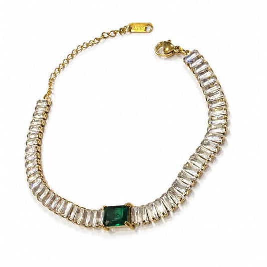 Tennis Emerald Bracelet