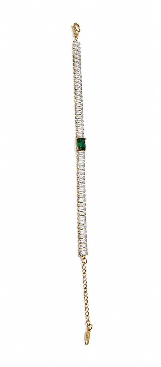 Tennis Emerald Bracelet