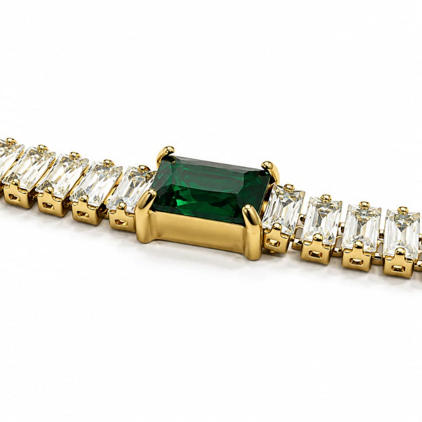 Tennis Emerald Bracelet