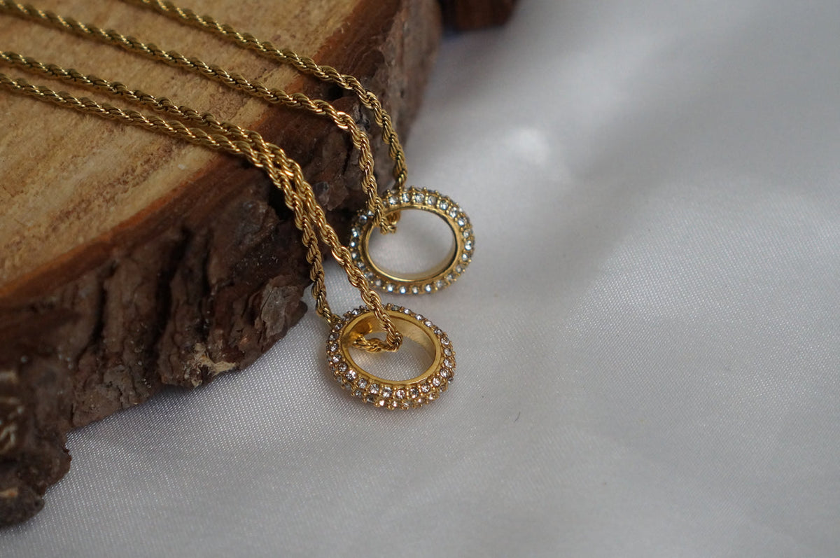 Zircone Rope Necklace