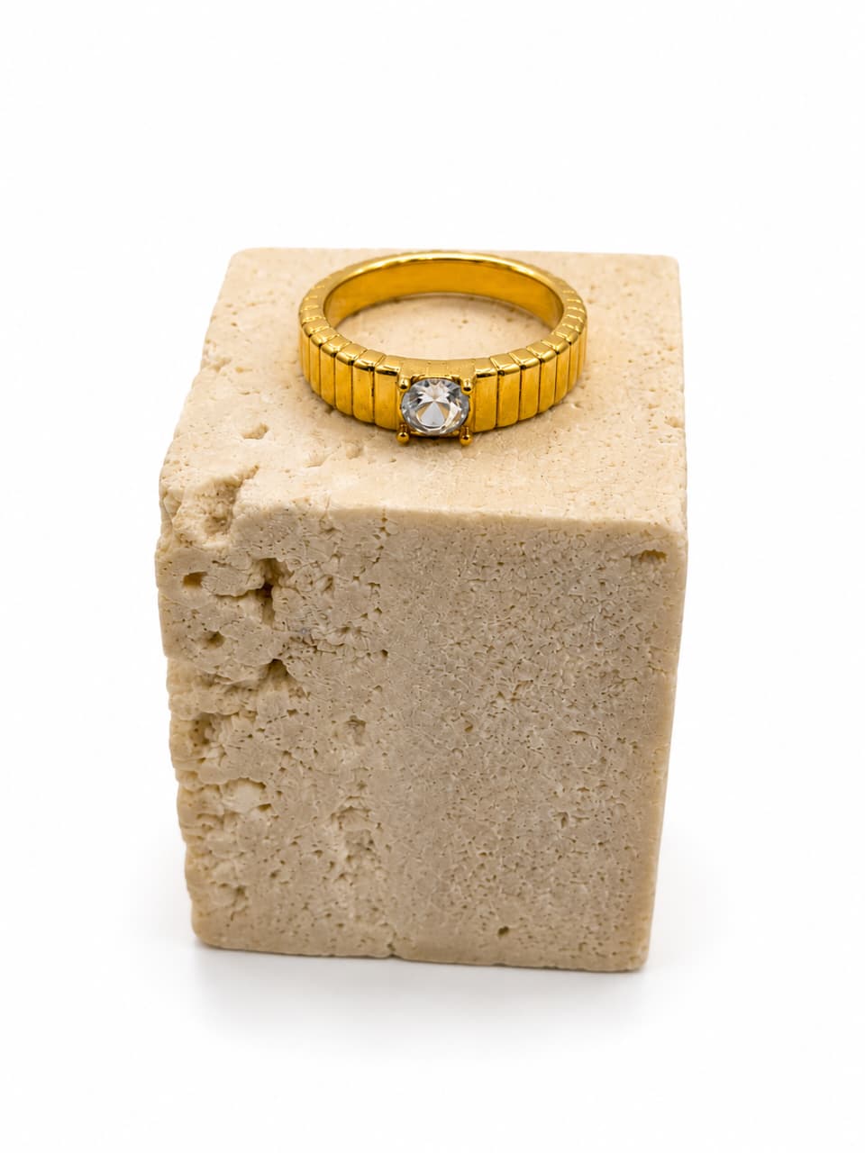 Single Zircone Ring