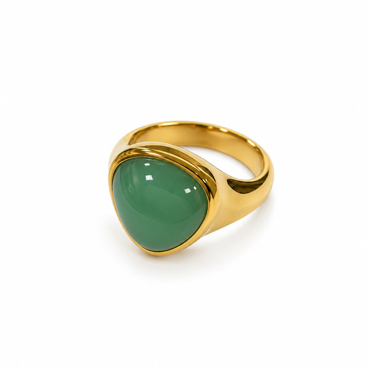 The Lush Green Signet Ring