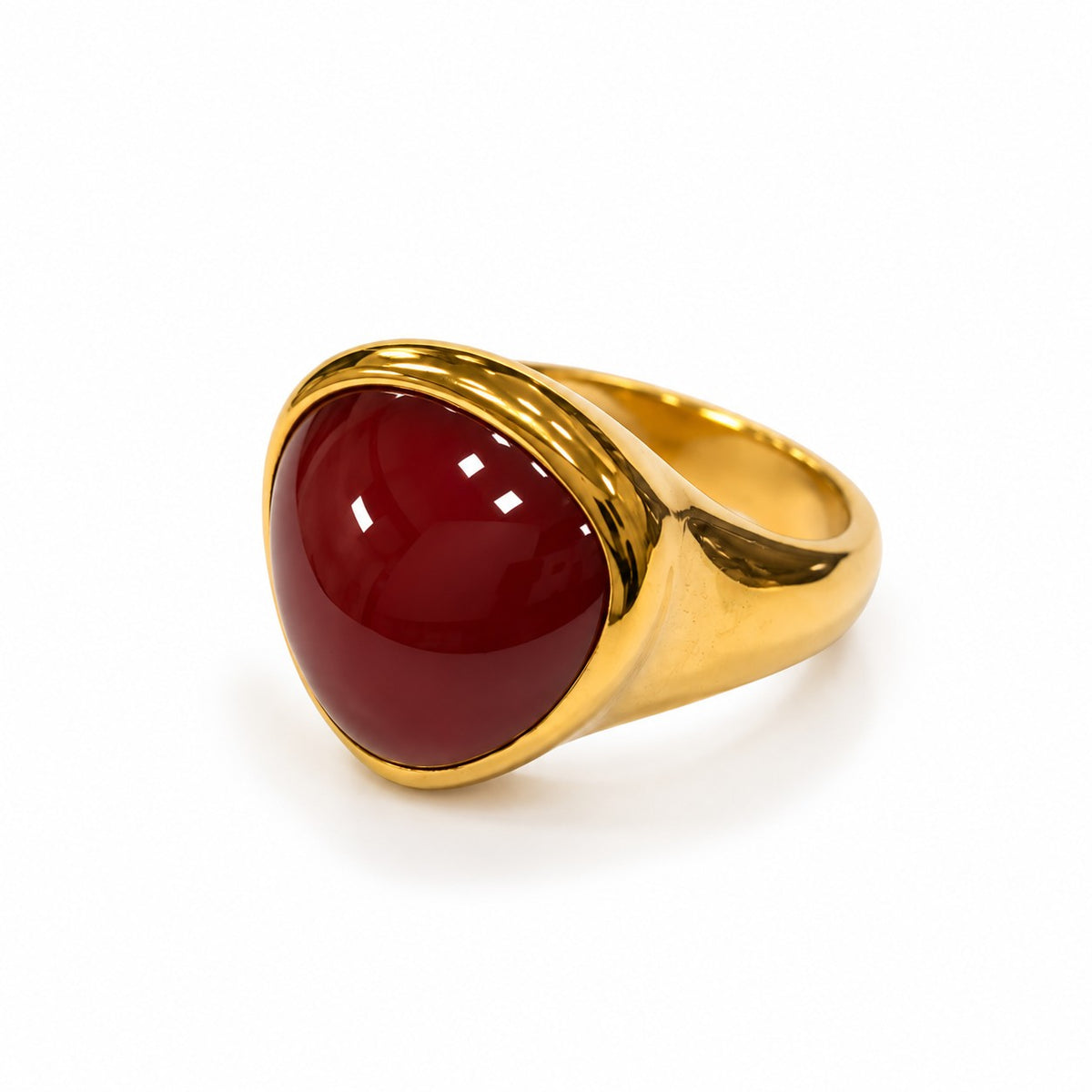 The Crimson Dome Signet Ring