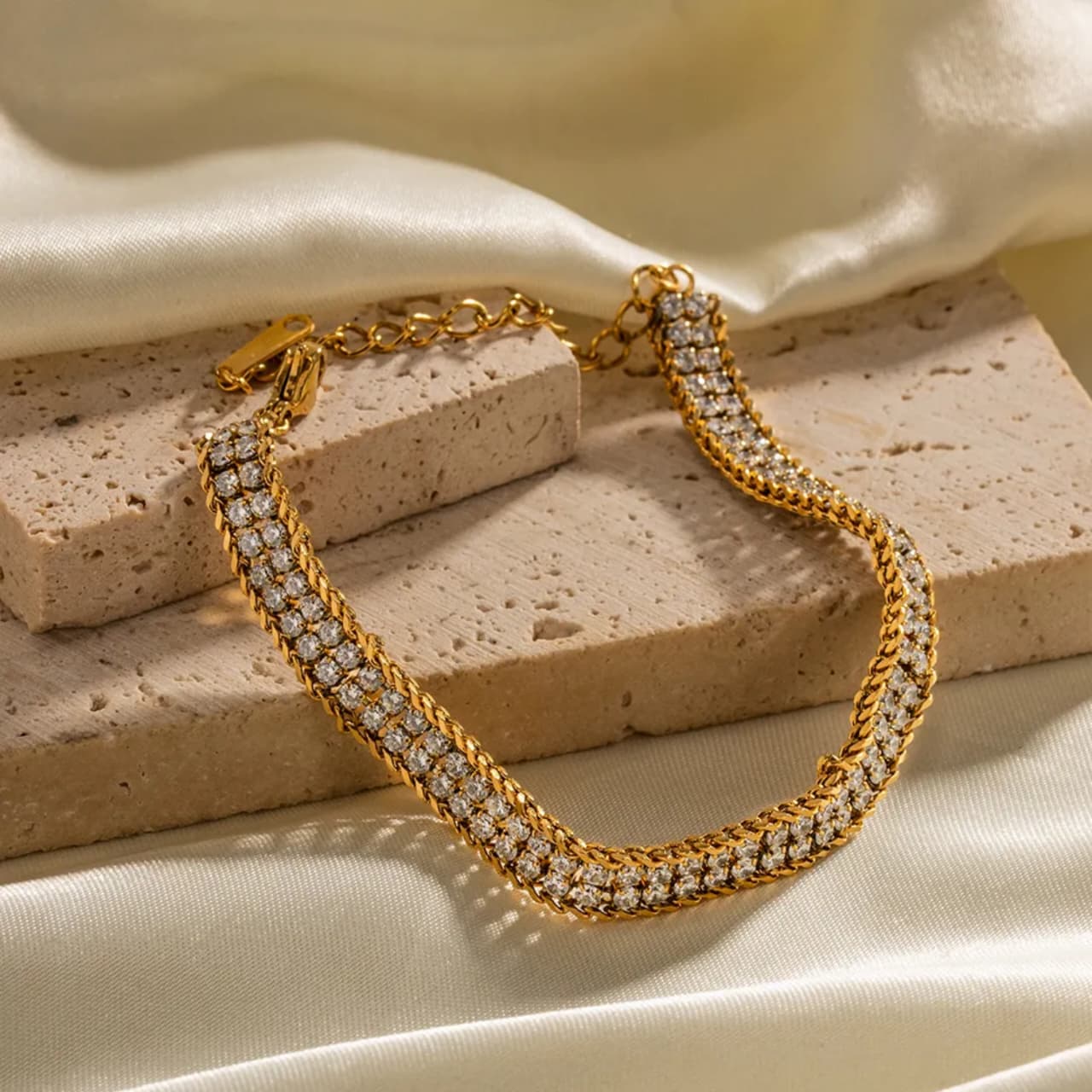 Lester Dual Stone Bracelet