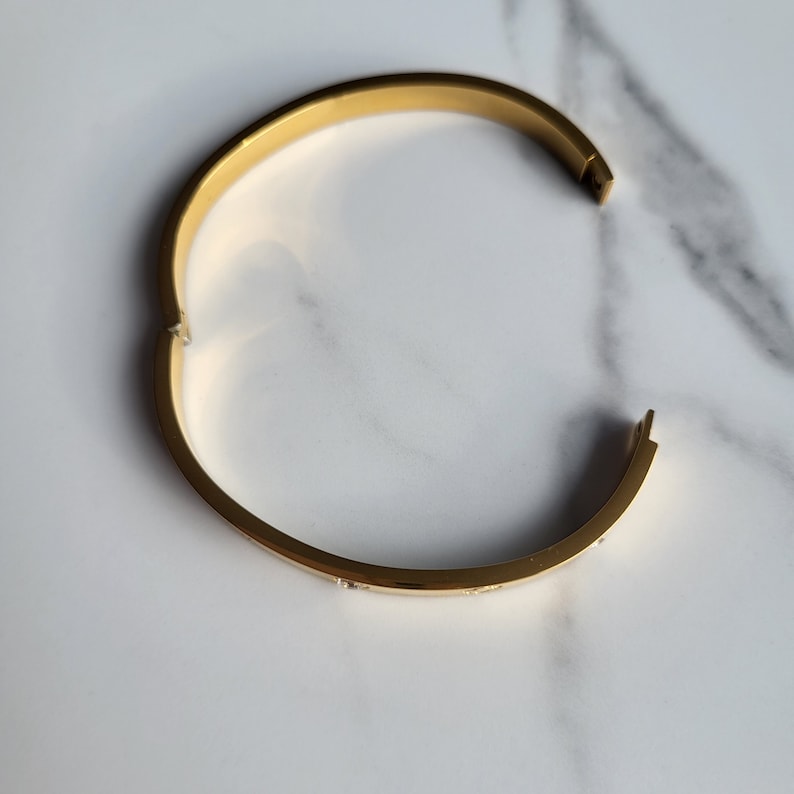 Clover Sparkle Bangle
