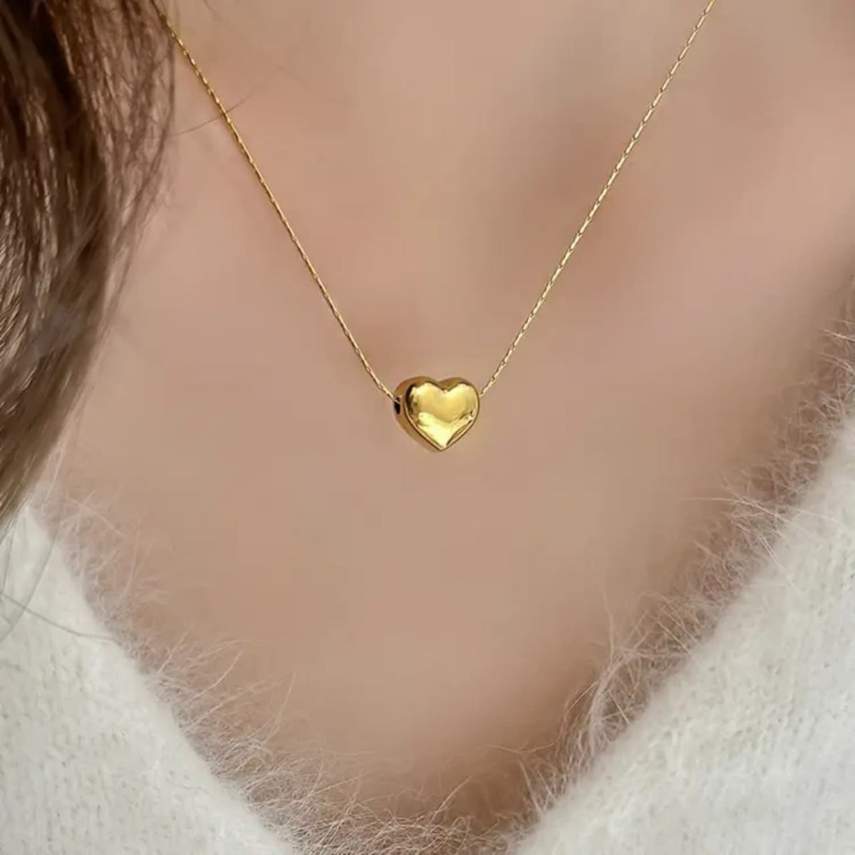S heart Necklace