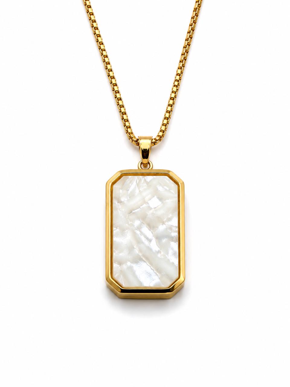 DUBLE sited Chip Necklace