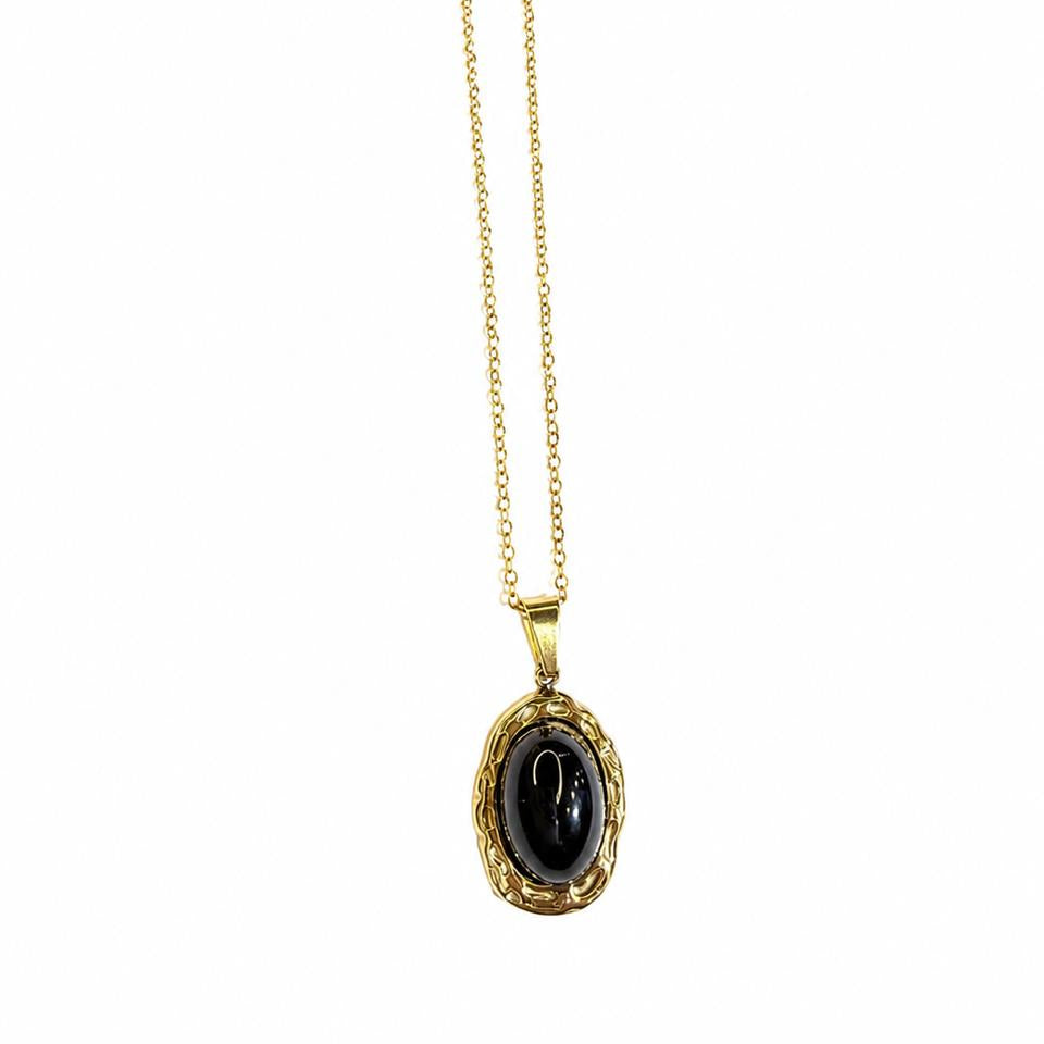 Block Stone Necklace