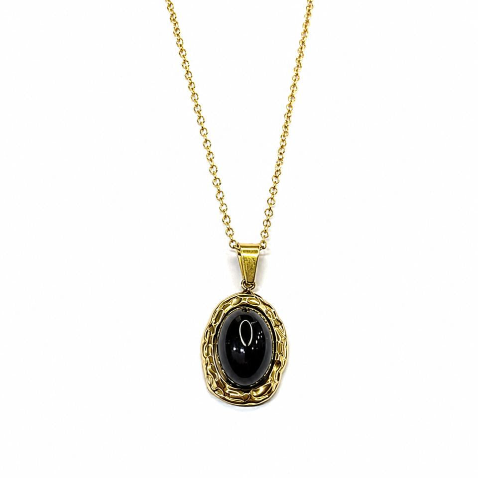 Block Stone Necklace