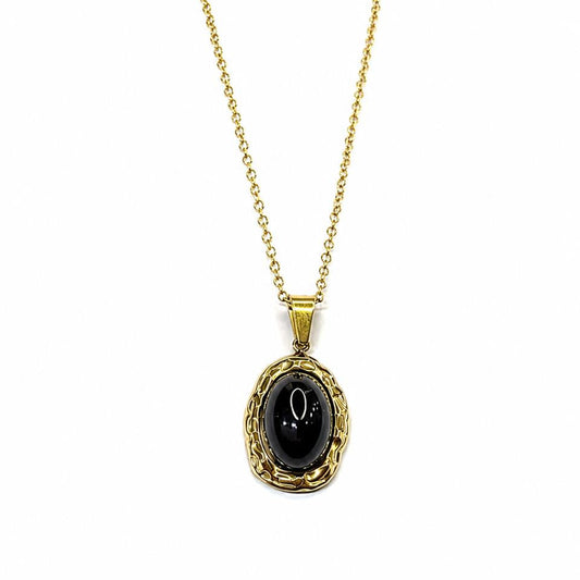 Block Stone Necklace